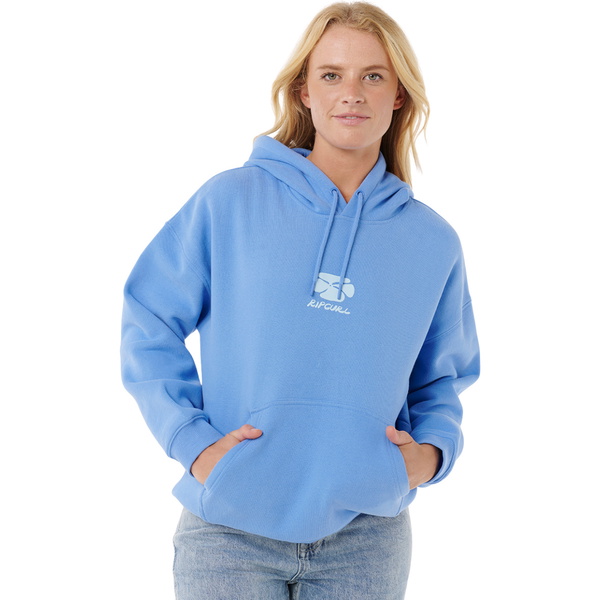 2025 Rip Curl Womens Oceanic Heritage Hoodie 09NWFL - Blue